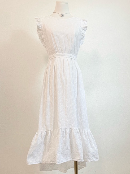 Lucky Brand Dresses & Skirts - Lucky Brand Flutter Sleeve Tiered Midi Dress Cottagecore Boho Feminine